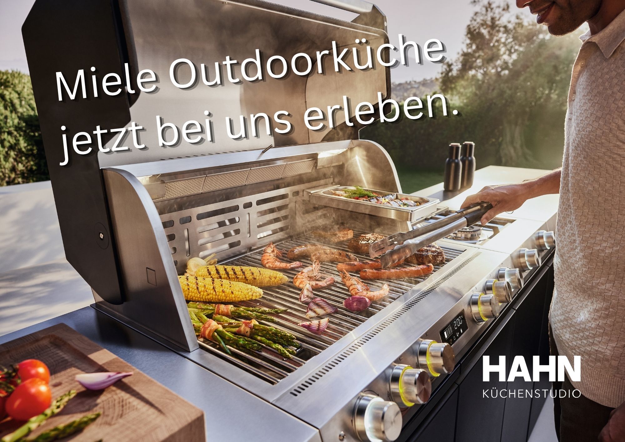 Miele Outdoorküche jetzt bei uns erleben.